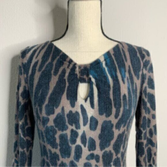 Cache Cheetah Print Fitted Midi Dress - Picture 10 of 15